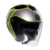 AGV IRIDES E2206 DAVAO BLACK/GREY/YELLOW FLUO vel. XS