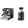 Rocket Espresso Appartamento TCA, black/black + Eureka Mignon Zero, CR black