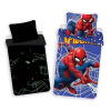 Jerry Fabrics Spiderman svietiace efekt bavlnené obliečky 140x200, 70x90 cm