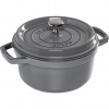 Staub Hrniec okrúhly 20 cm 2,2 l šedý