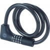 Linka rowerowa stalowa z zamkiem szyfrowym i kluczem 12x1000mm Yale Essential Security Combination & Key Cable Lock
