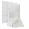24 x čierne samolepiace akustické panely 30×30×0.9 cm