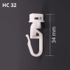 Klik Bežec s háčikom HC32 na záves (50ks)
