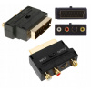 ADAPTÉR EURO SCART 3x RCA 1x SVHS PREPÍNAČ