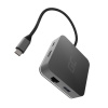 AppleMix Dokovacia stanica / replikátor portov 6v1 - USB-C na USB-C + HDMI + 3x USB 3.0 + gigabitový ethernet