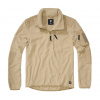 Brandit Flísová mikina na zips Ripstop, camel - 6XL