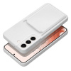Puzdro gumené Samsung A556 Galaxy A55 5G Card biele