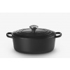 Le Creuset Signature - Pekáč oválny s pokrievkou, objem 13,9 l, noir mat 21178400000430
