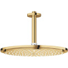 GROHE Rainshower Cosmopolitan EcoJoy horná sprcha 1jet, priemer 310 mm, s prívodom zo stropu 142 mm, Cool Sunrise, 26067GL0