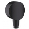 Hansgrohe FixFit prípojka hadice S so spätným ventilom a plastovým kolienkom Čierna matná HG 26453670