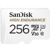 SanDisk MicroSDXC karta 256GB High Endurance (R:100/W:40 MB/s, Class 10, U3 V30) + adaptér SDSQQNR-256G-GN6IA