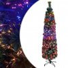 zahrada-XL Úzky umelý vianočný stromček+stojan 120 cm, optické vlákno 328443