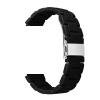 Lige Remienok k hodinkám / Eco plast / šírka 22mm / čierny