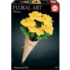 EDUCA 3D puzzle Floral Art - Žluté růže