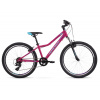 KROSS Detský bicykel Lea JR 1.0 ružovo-modro-fialový 24
