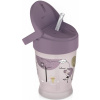 LOVI hrnček so slamkou Lovely Girl Junior ružový / bordo 250ml