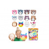 Teddies Loptička zvieratko nafukovací plyš 15cm mix druhov v sáčku 12m+