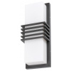 Rabalux Antracitové fasádne LED svietidlo Rodez 12W IP44 8940