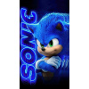 CUKROVÁ TLAČ jedlý obrázok na tortu Cukrová hmota SONIC The Hedgehog + MENO