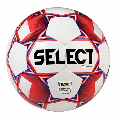 Futbalová lopta Select FB Clava bielo červená veľ. 4