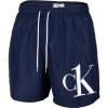 Calvin Klein MEDIUM DRAWSTRING tmavo modrá,biela Pánske šortky do vody S