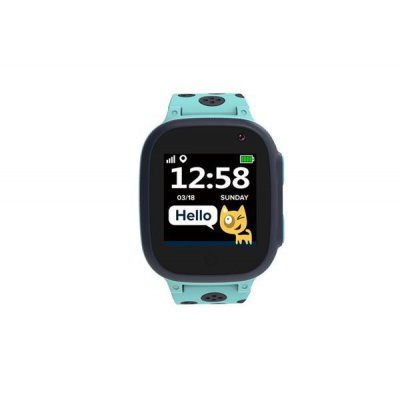 Canyon KW-34 Sandy, smart hodinky pre deti, farebný displej 1.44´´, SIM, GPS a LBS lokalizácia, obojsmerné volania, CNE-KW34BL