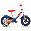 Detský bicykel bielo-červeno-modrý 10