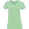 Fruit of the Loom Tričko Lady-Fit Iconic 150 T, krátký rukáv, dámské COT161432x5902-neomint M Mátová neo