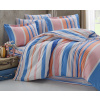 Brotex Povlečení francouzské bavlna 240x200,70x90 Mart blue-pink