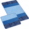 Bellatex Bany Kostka modrá 60x100 + 60x50cm