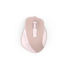 HAMA Bezdrôt. myš WM-500, ergonomická, 6 tlačidiel, tichá, akumulátor, ružová - 00173085
