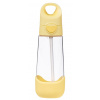 b.box Fľaša na pitie so slamkou 600 ml - lemon twist