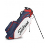 Nepremokavý bag Titleist Players 4 StaDry Bag na nosenie (Stand bag) Navy/Biela/Červená Waterproof