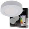 LED panel zapustený povrchovo montovaný 2v1 18W 1650lm CCT okrúhle biele svietidlo Ecolight