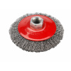 Kartáč miskový M14 vlnitý, oceľový drôt 0,3mm, O100mm, EXTOL CRAFT