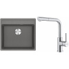 Set Franke G298ŠK (drez MRG 610-52 RTL Sivý kameň + batéria FC 6986.501 SMART GLENDA Celonerez) 114.0759.125