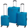 Sada cestovných kufríkov 3 ks modrá