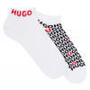 Hugo Boss 2 PACK - pánske ponožky HUGO 50520998-100 39-42