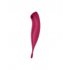 Satisfyer Twirling Pro červený nabíjateľný vodotesný smart 2 v 1