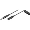 Predlžovací kábel PremiumCord Jack 6,3 mm M/F špirála 5 m kjack6mf5