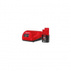 Milwaukee - Súprava 3A nabíjačky a 1x aku 12 V Li-Ion 2,0 Ah 4933451900