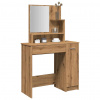vidaXL toaletný stolík so zrkadlom Artisan Dub 86,5x35x136 cm 857010