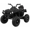mamido Detská elektrická štvorkolka ATV nafukovacie kolesá čierna