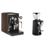 Biepi Sara PID, black/wood + Rocket Espresso SUPER FAUSTO, black