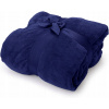 Prikrývka na posteľ - Ad.con polyester 180 x 150 cm čepele odtiene modrej (Prikrývka s rukávmi a vreckami 150x180 cm námornícky modrý)