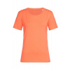 Tričko STEDMAN Relax Crew Neck, Salmon oranžová, XS
