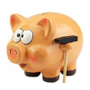 Pokladnička pre deti - VEĽKÉ prasiatko 17 cm s XXL kladivom (Piggy Bank Veľký 17 cm s kladivom XXL)