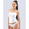 GINA Dámska bezšvová košieľka na ramienka | 08031P - biela, L/XL