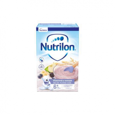 NUTRILON Obilno-mliečna kaša viaczrnná s ovocím 225 g - Nutrilon obilno-mliečna viaczrnná s ovocím 225 g