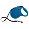 Vodítko Flexi Classic S 5m (max 15kg) pásik modrá